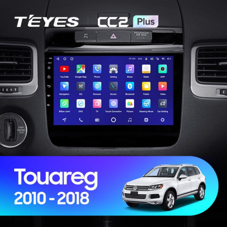 Штатная магнитола Teyes CC2 Plus 6/128 Volkswagen Touareg FL NF (2010-2018)