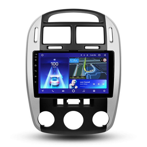 Штатная рамка (без дисплея) Teyes для  Kia Cerato 1 LD (F1) 2004-2008 (Для экрана 9")