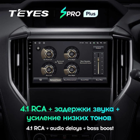 Штатная магнитола Teyes SPRO Plus 4/64 Subaru Forester 5 (2018-2021)