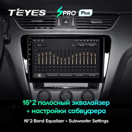 Штатная магнитола Teyes SPRO Plus 4/64 Skoda Octavia 3 A7 (2013-2018)