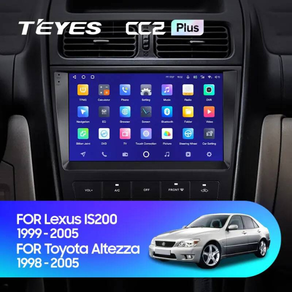 Штатная магнитола Teyes CC2 4+32G для IS200 Altezza 1998-2005