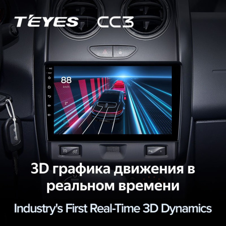 Штатная магнитола Teyes CC3 6/128 Renault Duster (2015-2018)