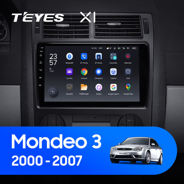 Штатная магнитола Teyes X1 4G 2+32G для Mondeo 2000-2007