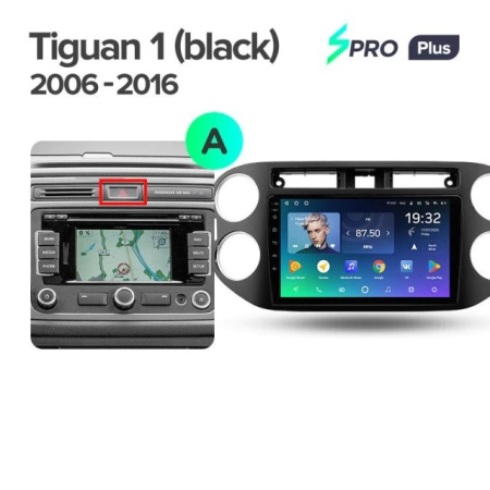 Штатная магнитола Teyes SPRO Plus 3/32 Volkswagen Tiguan 1 NF (2006-2017)