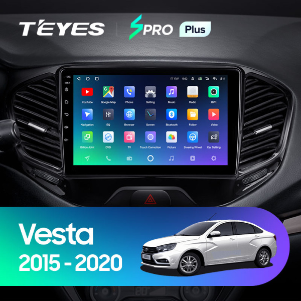 Штатная магнитола Teyes SPRO 4+32G для Vesta 2015-2022