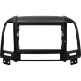 Штатная рамка (без дисплея) Teyes для  Hyundai Santa Fe 2 2006-2012 (Для экрана 9")