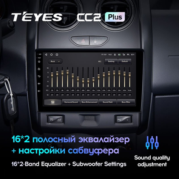 Штатная магнитола Teyes CC2 Plus 3/32 Renault Duster (2015-2018)