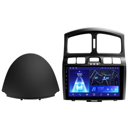 Штатная рамка (без дисплея) Teyes для  Hyundai Santa Fe SM 2000-2012 For JAC S1 (Rein) 1 2007-2013 (Для экрана 9")