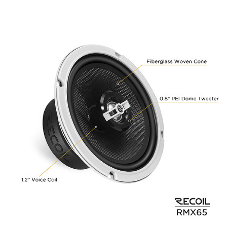 Динамики Recoil White RMX65, 80W