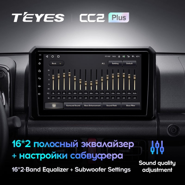 Штатная магнитола Teyes CC2 Plus 6/128 Suzuki Jimny JB64 (2018-2020)