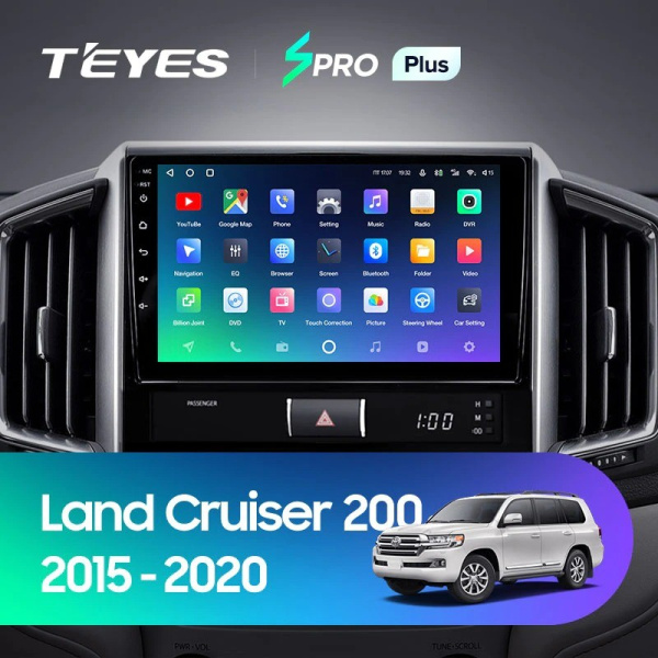 Штатная магнитола Teyes SPRO Plus 4/64 Toyota Land Cruiser 200 (2015-2018)