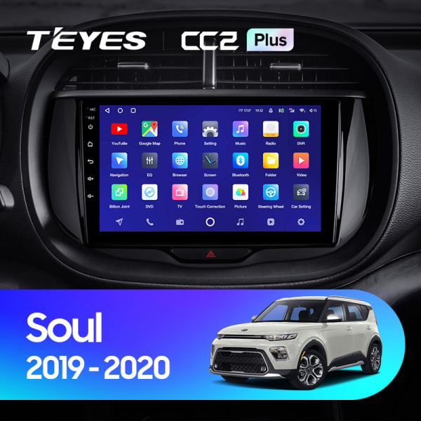 Штатная магнитола Teyes CC2 3+32G для Soul 2019-2020