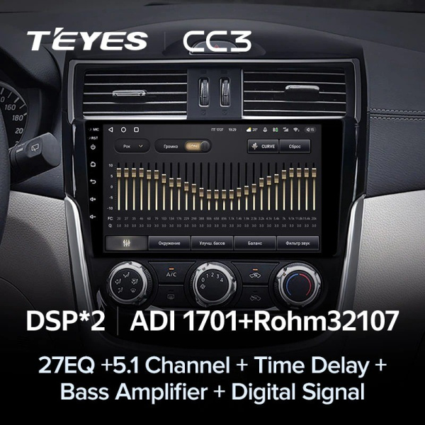 Штатная магнитола Teyes CC3 3/32 Nissan Serena (2016-2019)