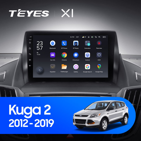 Штатная магнитола Teyes X1 4G 32G-A для Kuga 2012-2019