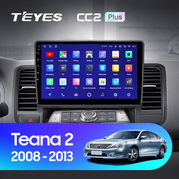 Штатная магнитола Teyes CC2 Plus 6/128 Nissan Teana J32 (2008-2013)