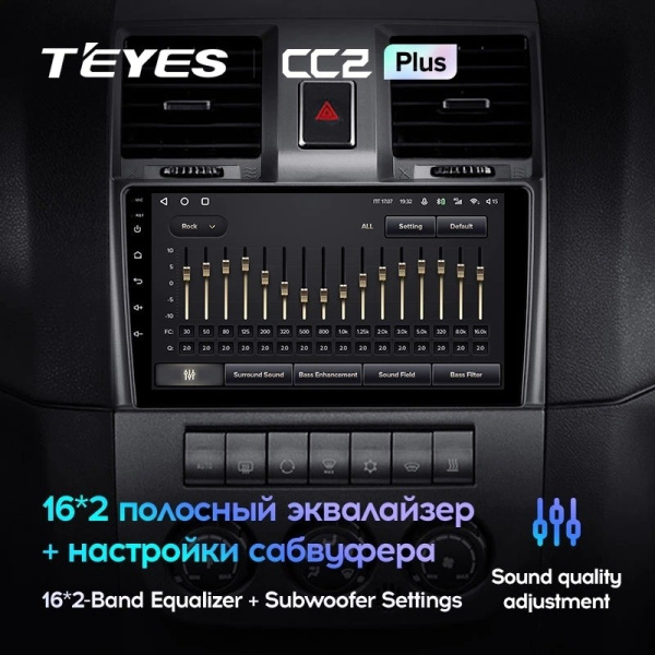 Штатная магнитола Teyes CC2 Plus 6/128 UAZ Patriot 2012-2016