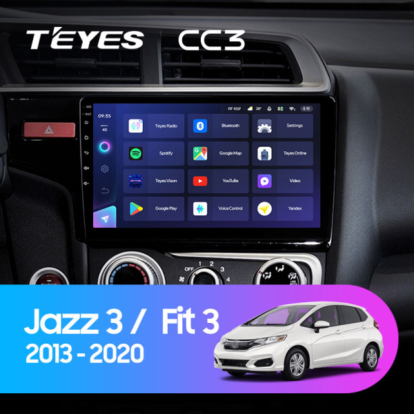 Штатная магнитола Teyes CC3L 3+32G  для Jazz Fit 2013-2020 ТИП-B Штатная магнитола Teyes CC3L 3+32G  для Jazz Fit 2013-2020 ТИП-B