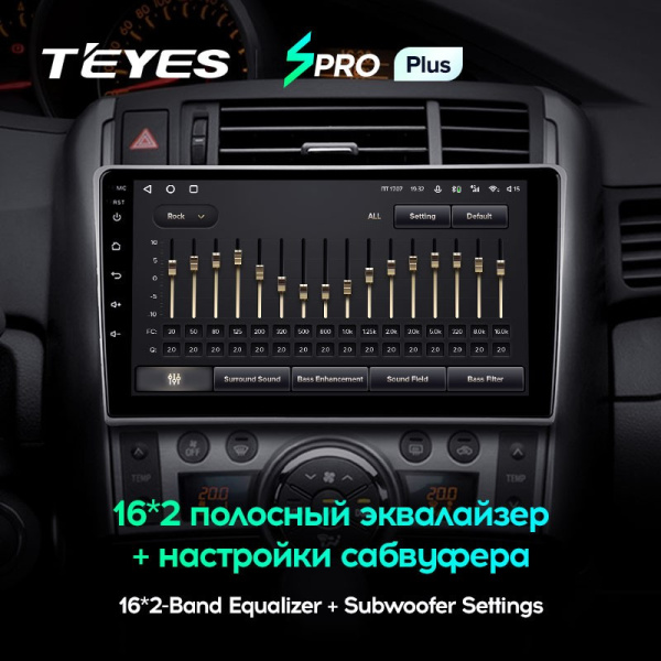 Штатная магнитола Teyes SPRO Plus 3/32 Toyota Verso R20 (2009-2018)