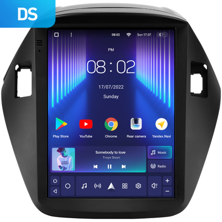 Штатная рамка (без дисплея) Teyes для  Hyundai Tucson 2 LM IX35  (F1)  (DS)  2009-2015 (TPRO2 9.7")