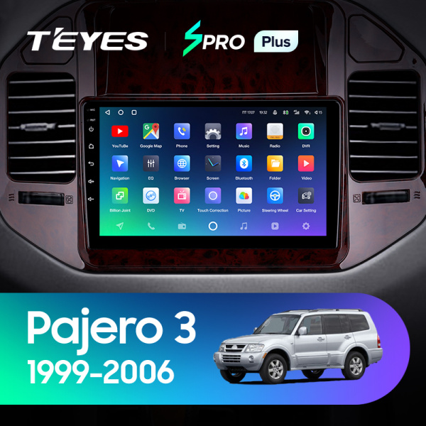 Штатная магнитола Teyes SPRO 3+32G для Pajero3 1999-2006