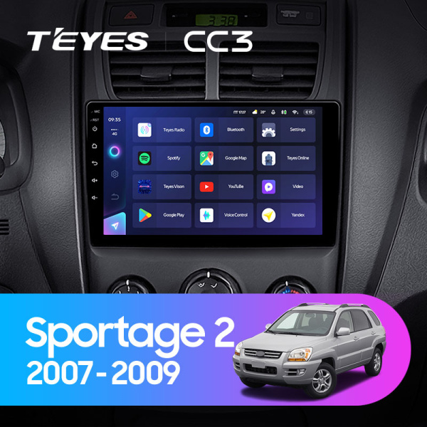 Штатная магнитола Teyes CC3L 4+32G для Sportage 2004-2009 Штатная магнитола Teyes CC3L 4+32G для Sportage 2004-2009