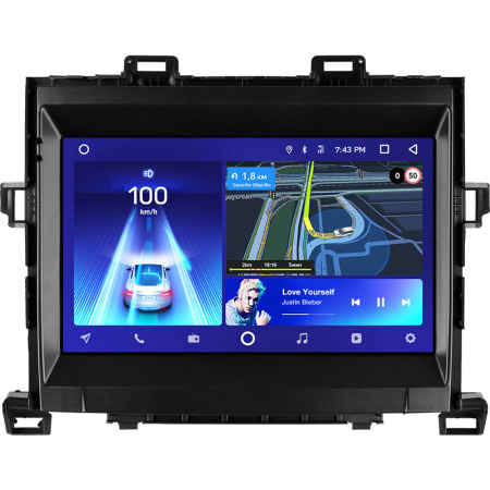 Штатная рамка (без дисплея) Teyes для  Toyota Alphard H20 2008-2014 (Для экрана 9")