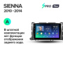 Штатная магнитола Teyes SPRO Plus 3/32 Toyota Sienna 3 XL30 (2010-2014)