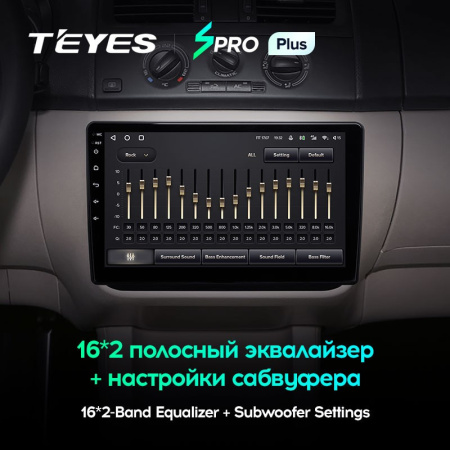 Штатная магнитола Teyes SPRO Plus 3/32 Skoda Fabia 2 (2007-2014)