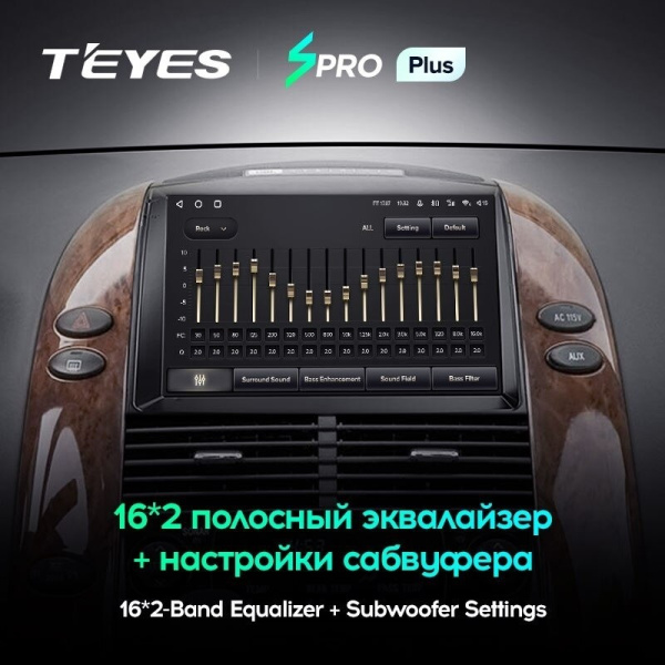 Штатная магнитола Teyes SPRO Plus 6/128 Toyota Sienna 2 II XL20 (2003-2010)