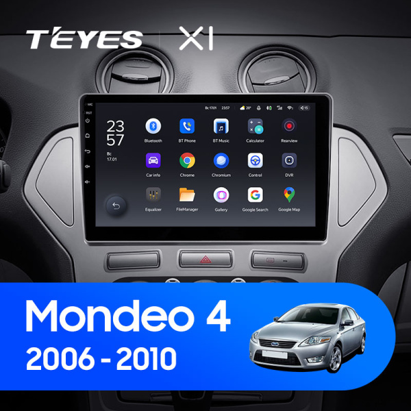 Штатная магнитола Teyes X1 4G 2+32G для Mondeo 2006-2010