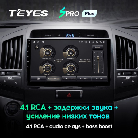 Штатная магнитола Teyes SPRO Plus 4/64 Toyota Land Cruiser 200 (2007-2015)