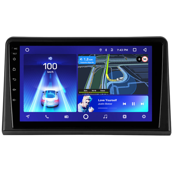 Штатная рамка (без дисплея) Teyes для  Hyundai Sonata 7 LF 2017-2019 (Для экрана 9")