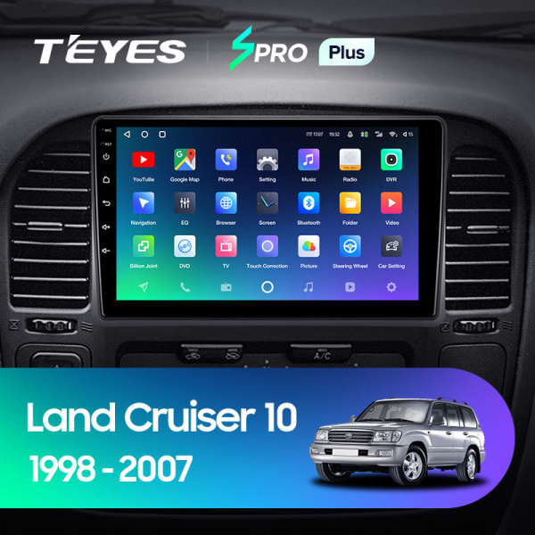 Штатная магнитола Teyes SPRO 3+32G для LX470 1998-2003