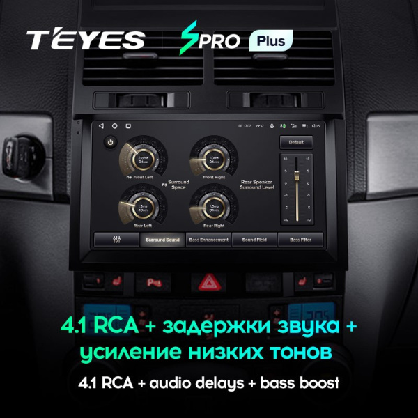 Штатная магнитола Teyes SPRO Plus 3/32 Volkswagen Touareg GP (2002-2010)