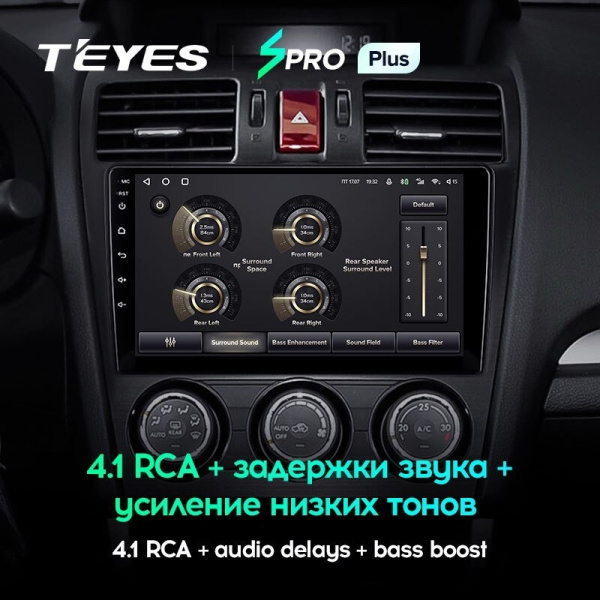 Штатная магнитола Teyes SPRO Plus 4/64 Subaru Forester 4 SJ (2012-2015)