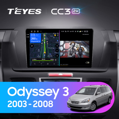 Штатная магнитола Teyes CC3-2K 64G для Odyssey 2003-2008 (Левый руль)