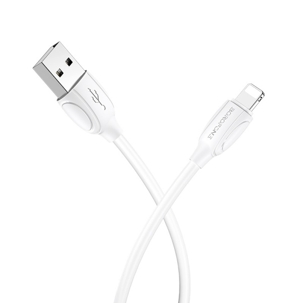 Кабель USB - Lightning 1м 2.4A BOROFONE BX19