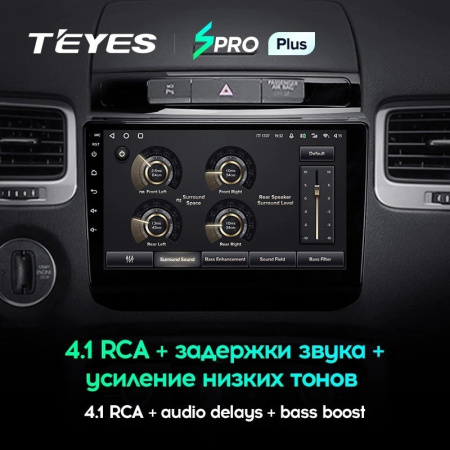 Штатная магнитола Teyes SPRO Plus 3/32 Volkswagen Touareg FL NF (2010-2018) тип B