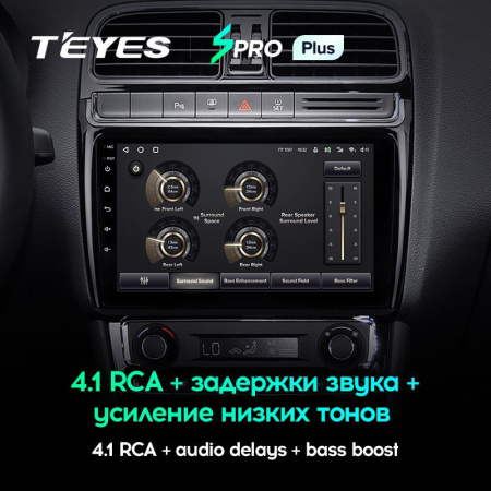 Штатная магнитола Teyes SPRO Plus 4/64 Volkswagen Polo 5 (2008-2020)
