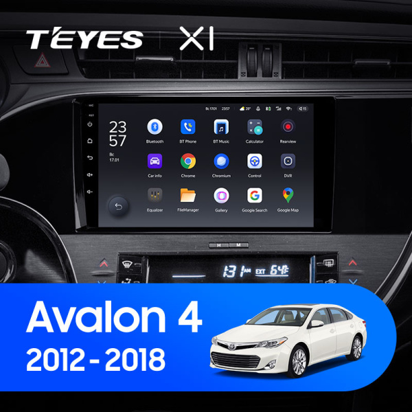 Штатная магнитола Teyes X1 4G 2+32G для Toyota Avalon 2012-2018