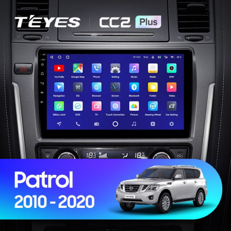 Штатная магнитола Teyes CC2 Plus 6/128 Nissan Patrol Y62 (2010-2020)