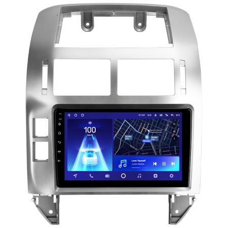 Штатная рамка (без дисплея) Teyes для  Volkswagen Polo Mk4 IV 4 (F2) 2001-2009 (Для экрана 9")