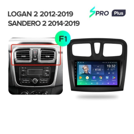 Штатная магнитола Teyes SPRO Plus 3/32 Renault Logan 2 (2012-2019)