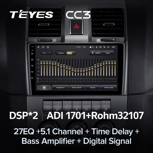 Штатная магнитола Teyes CC3 3/32 UAZ Patriot 2012-2016