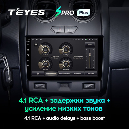 Штатная магнитола Teyes SPRO Plus 6/128 Renault Duster (2015-2018)