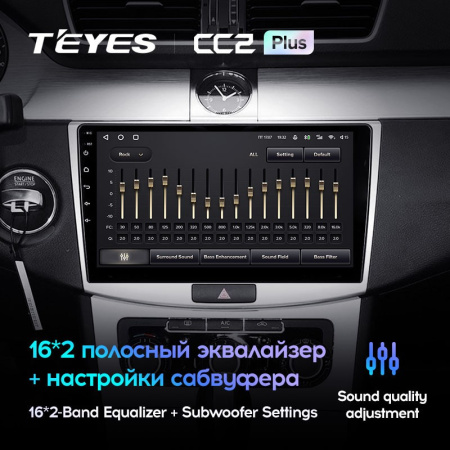 Штатная магнитола Teyes CC2 Plus 3/32 Volkswagen Passat 7 B7 (2010-2015)