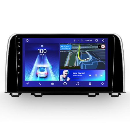 Штатная рамка (без дисплея) Teyes для  Honda CRV CR-V 5 RT RW 2016-2018 (Для экрана 9")