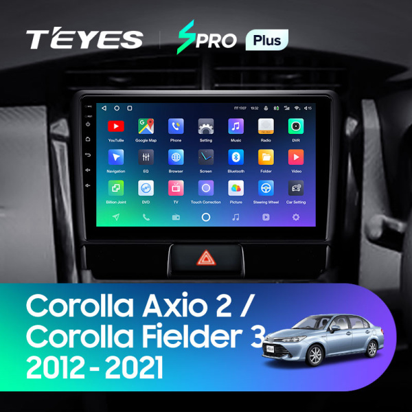 Штатная магнитола Teyes SPRO 3+32G для Toyota Corolla Axio Fielder 2012-2021 (Правый руль)