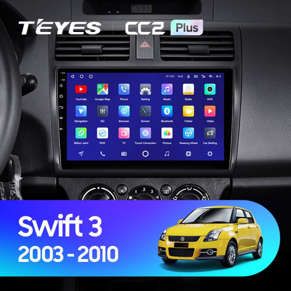 Штатная магнитола Teyes CC2 Plus 4/64 Suzuki Swift 3 (2003-2010)