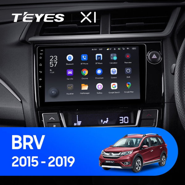 Штатная магнитола Teyes X1 4G 2+32G для Honda BRV 2015-2019